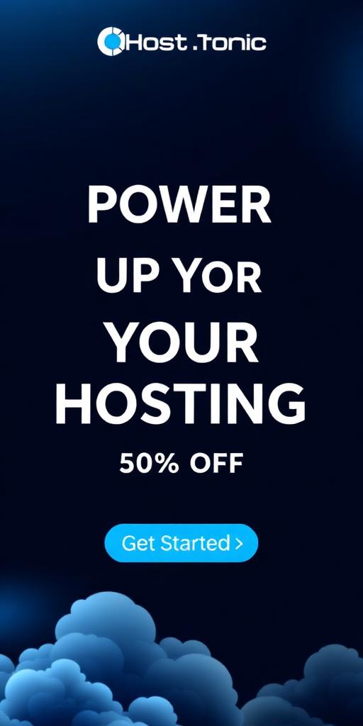 Host Tonic Cloud Hosting — 50% OFF